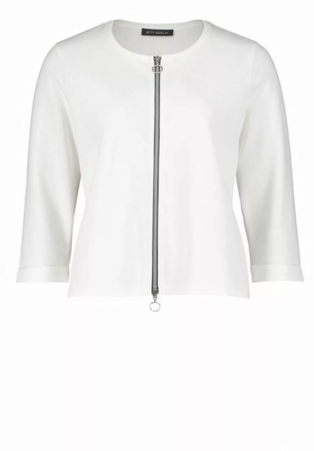 Betty Barclay Strickjacke Sweat Jacke Kurz 1/1 Arm, Offwhite günstig online kaufen