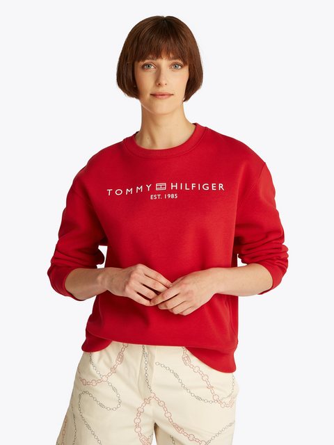 Tommy Hilfiger Sweatshirt MDRN REG CORP LOGO C-NK SWTSHRT mit Logoschriftzu günstig online kaufen