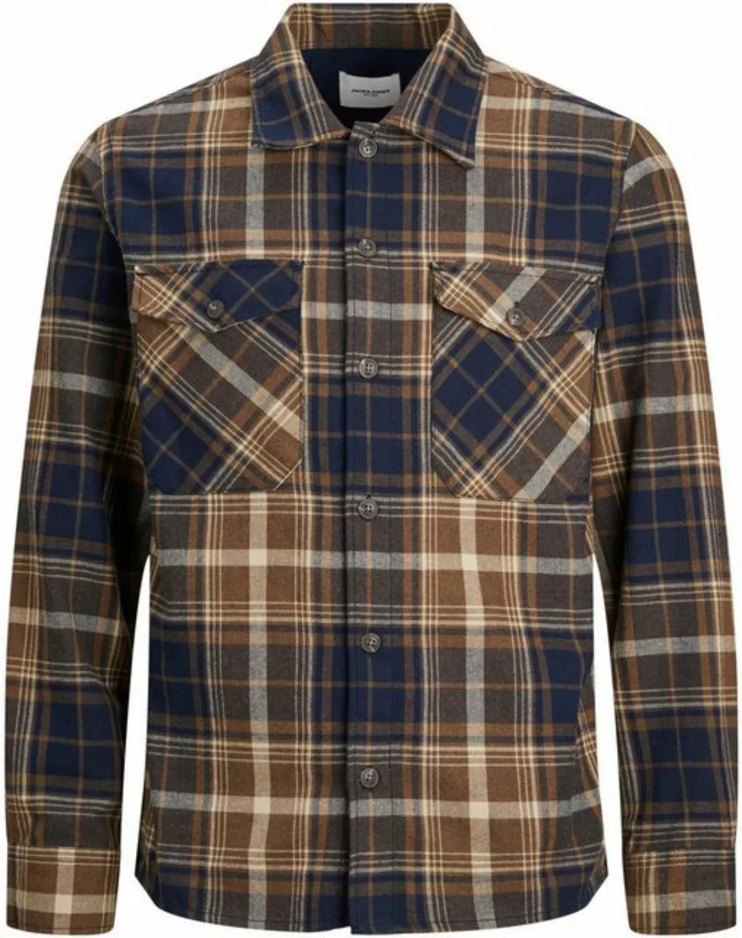 Jack & Jones Langarmhemd JJEEDDIE OVERSHIRT LS NOOS günstig online kaufen