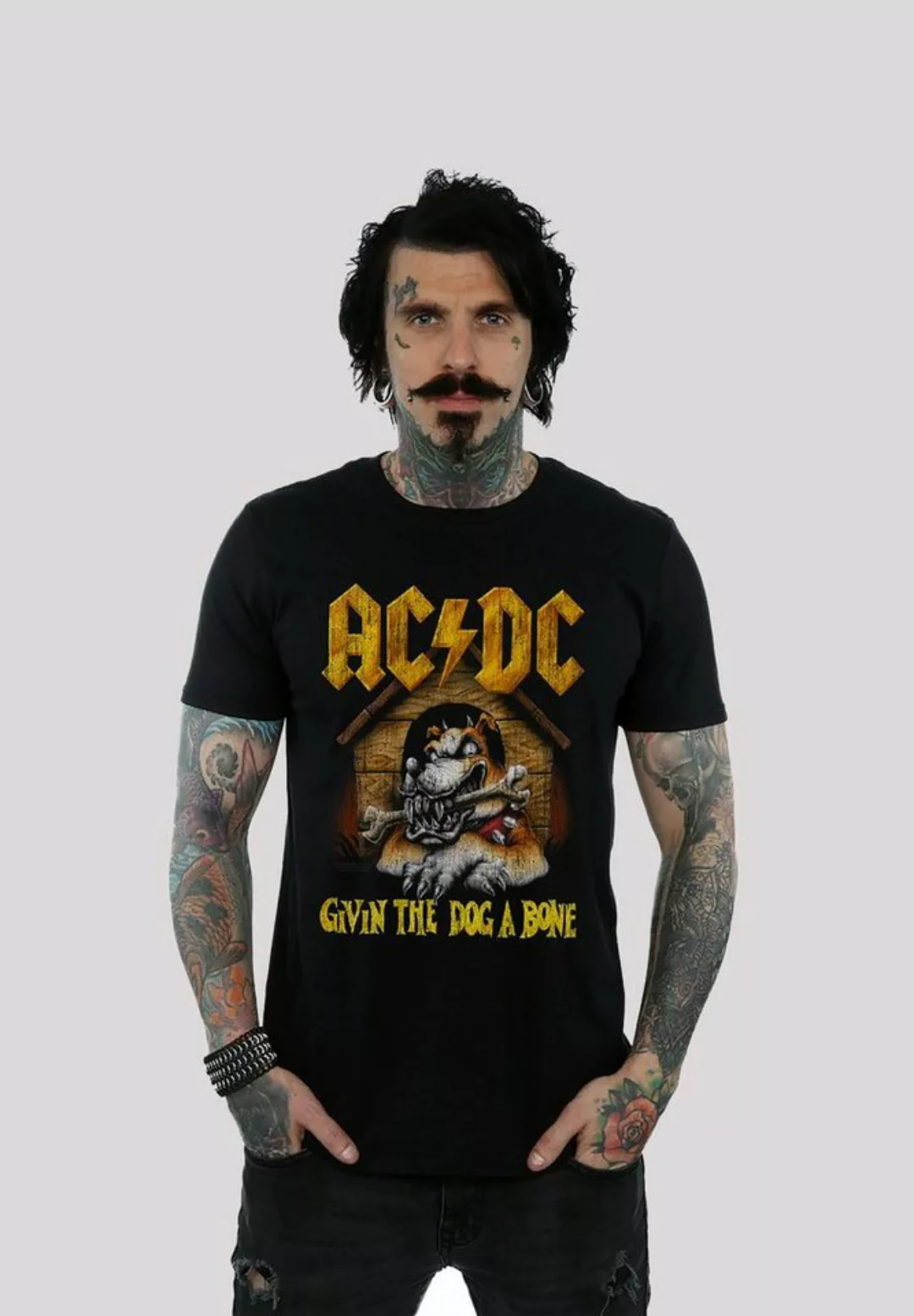 F4NT4STIC T-Shirt "ACDC Givin The Dog A Bone", Print günstig online kaufen