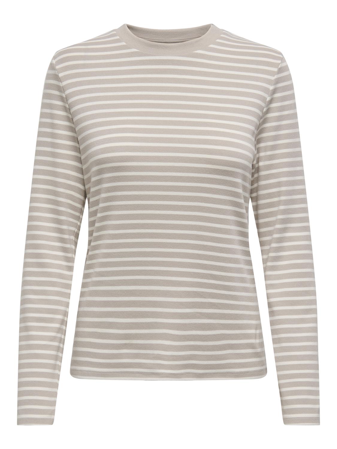 ONLY Langarmshirt "ONLLYON L/S O-NECK TOP BOX CC JRS" günstig online kaufen