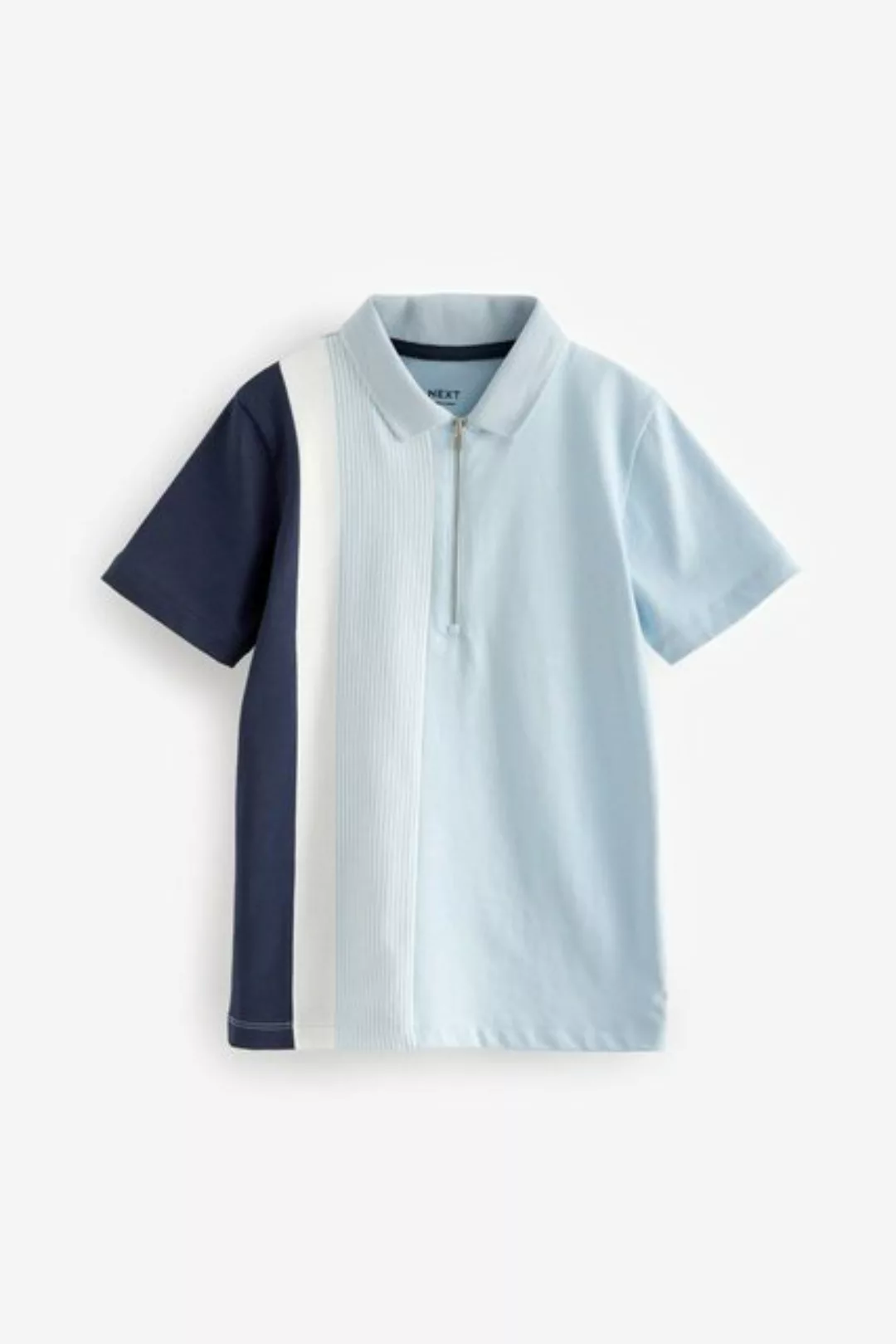 Next Poloshirt Kurzärmeliges Polohemd mit Reißverschluss (1-tlg) günstig online kaufen