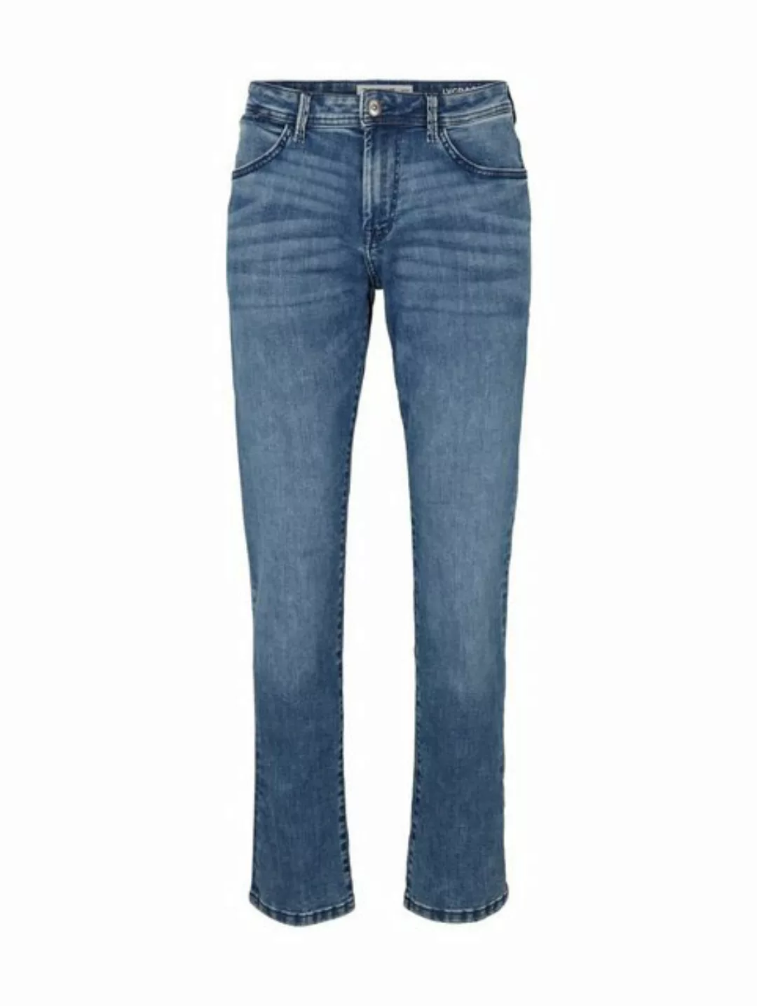 Tom Tailor Herren Jeans Josh FREEF!T - Slim Fit - Blau - Used Light Stone B günstig online kaufen