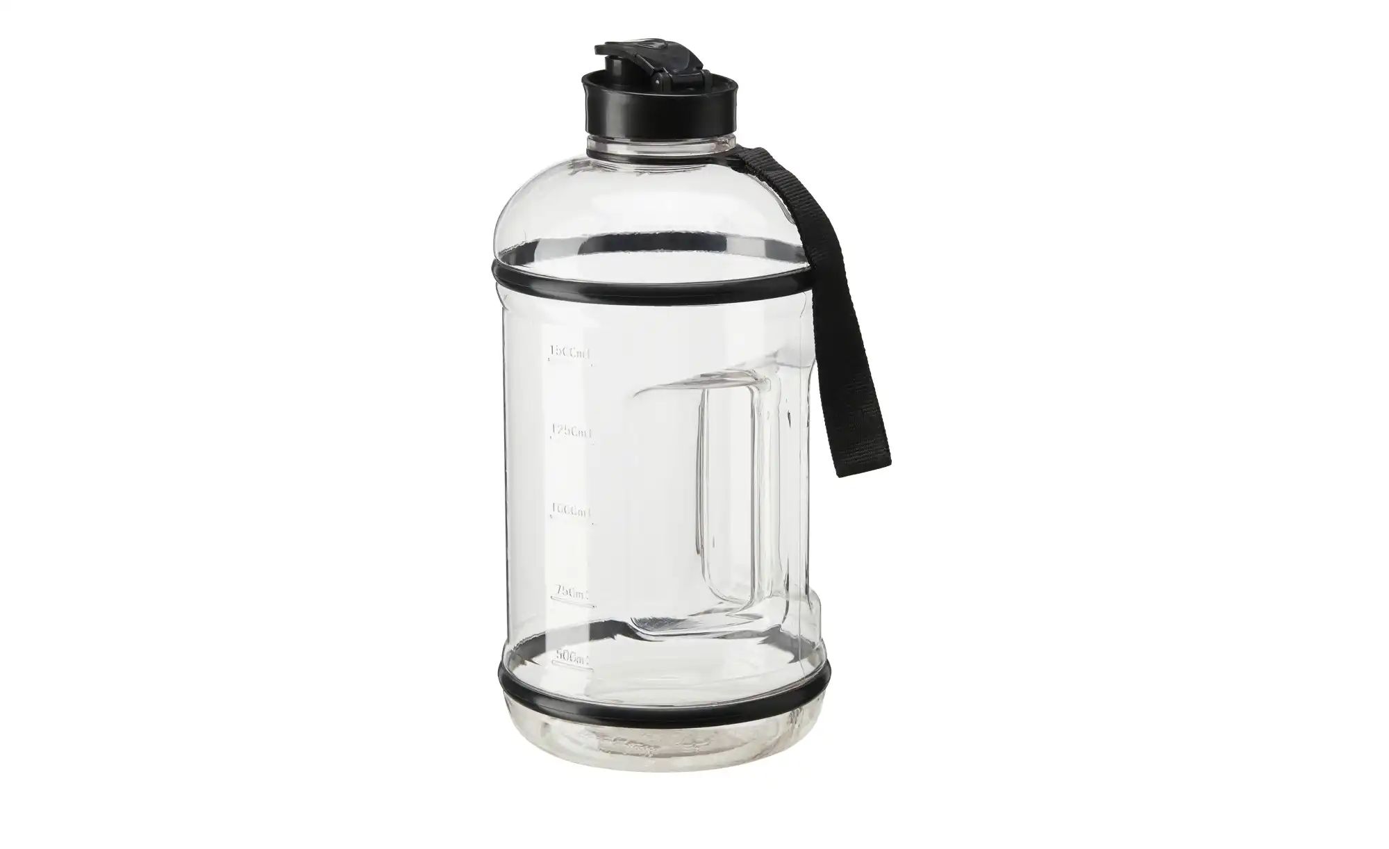 KHG Trinkflasche   ¦ transparent/klar ¦ Kunststoff ¦ Maße (cm): B: 12,8 H: günstig online kaufen