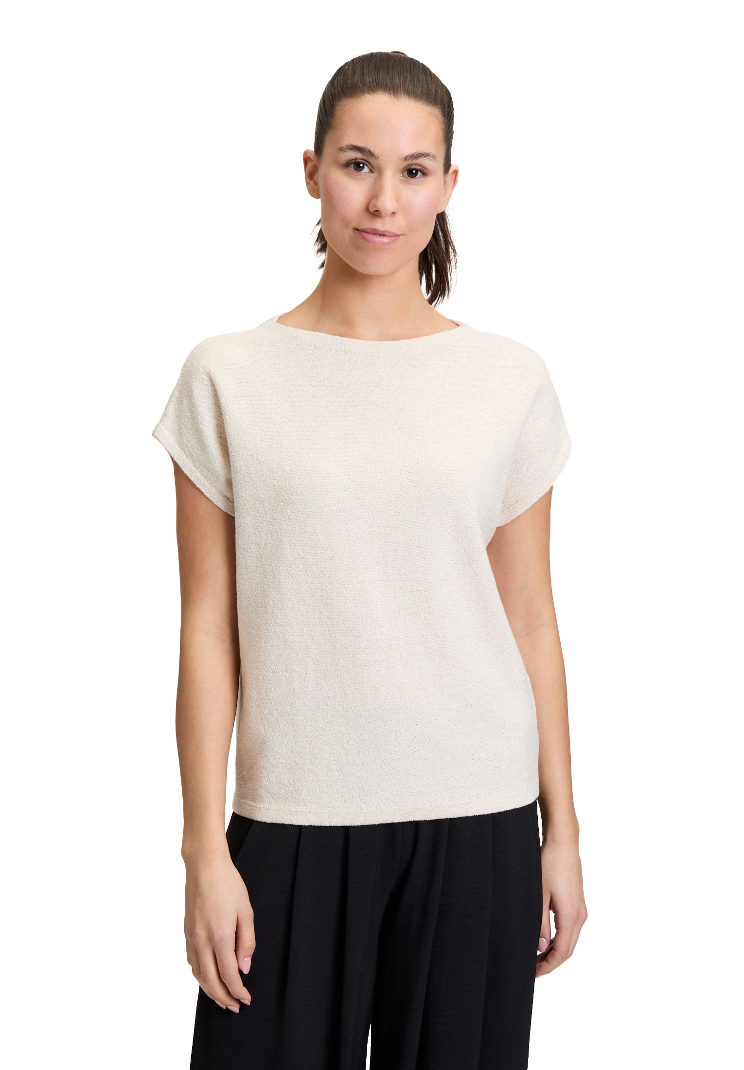 Cartoon Kurzarmshirt "Cartoon Damen Strukturshirt kurzarm", (1 tlg.), Mater günstig online kaufen