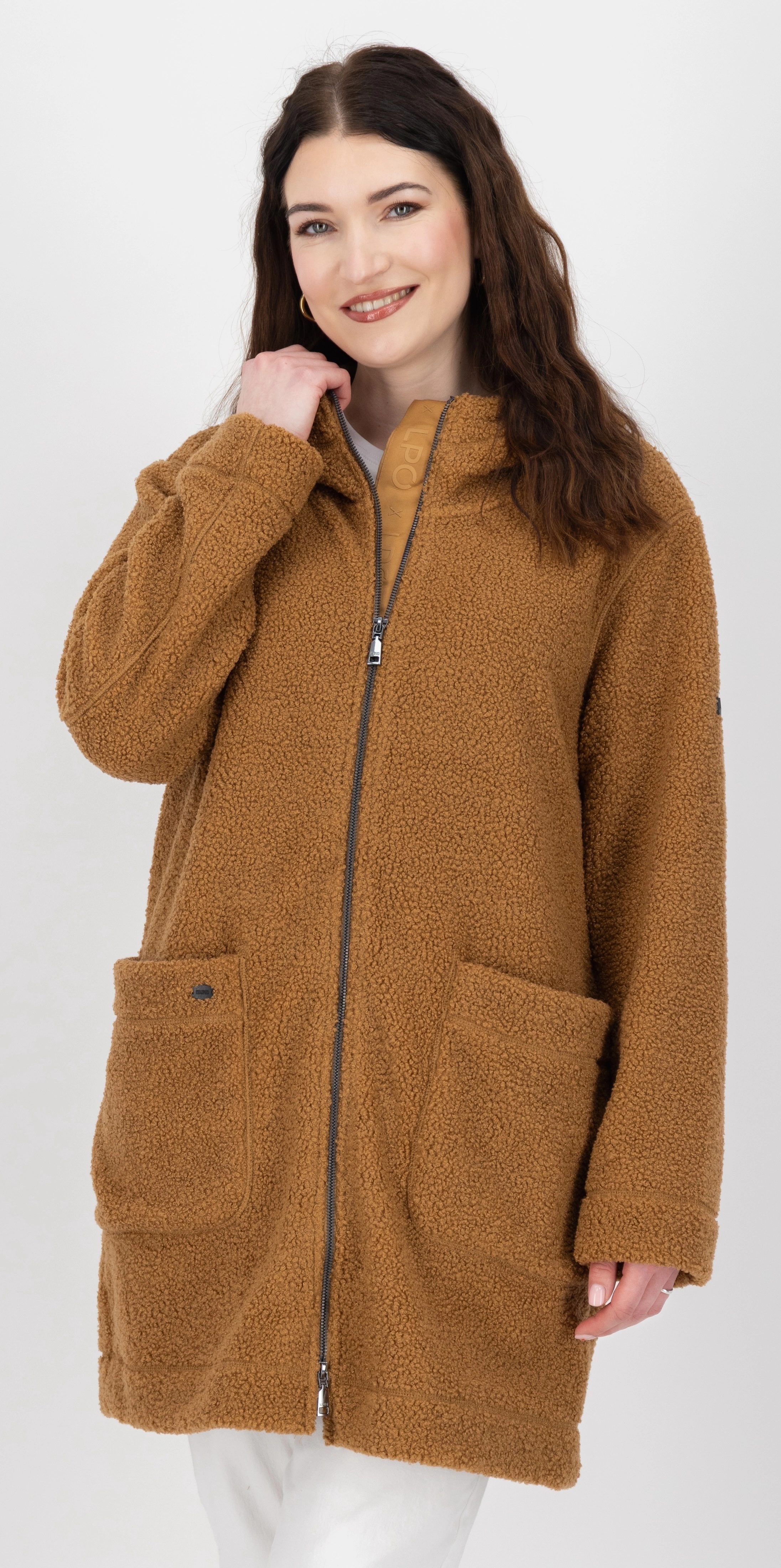 LPO Fleecejacke "CARRY WMN", Teddyfleece Longjacke günstig online kaufen