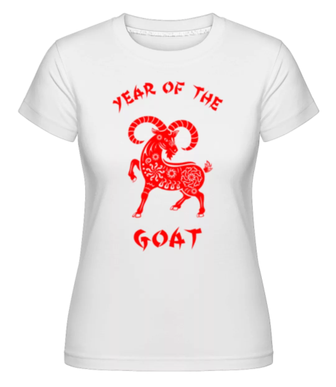 Chinese Zodiac Year Of The Goat · Shirtinator Frauen T-Shirt günstig online kaufen
