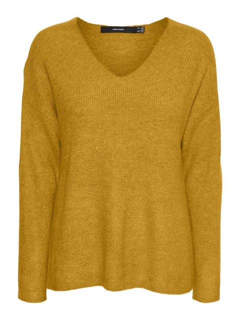 Vero Moda V-Ausschnitt-Pullover VMCREWLEFILE LS V-NECK BLOUSE NOOS günstig online kaufen