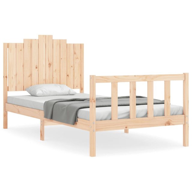 vidaXL Bett Massivholzbett ohne Matratze 100x200 cm Kiefernholz günstig online kaufen