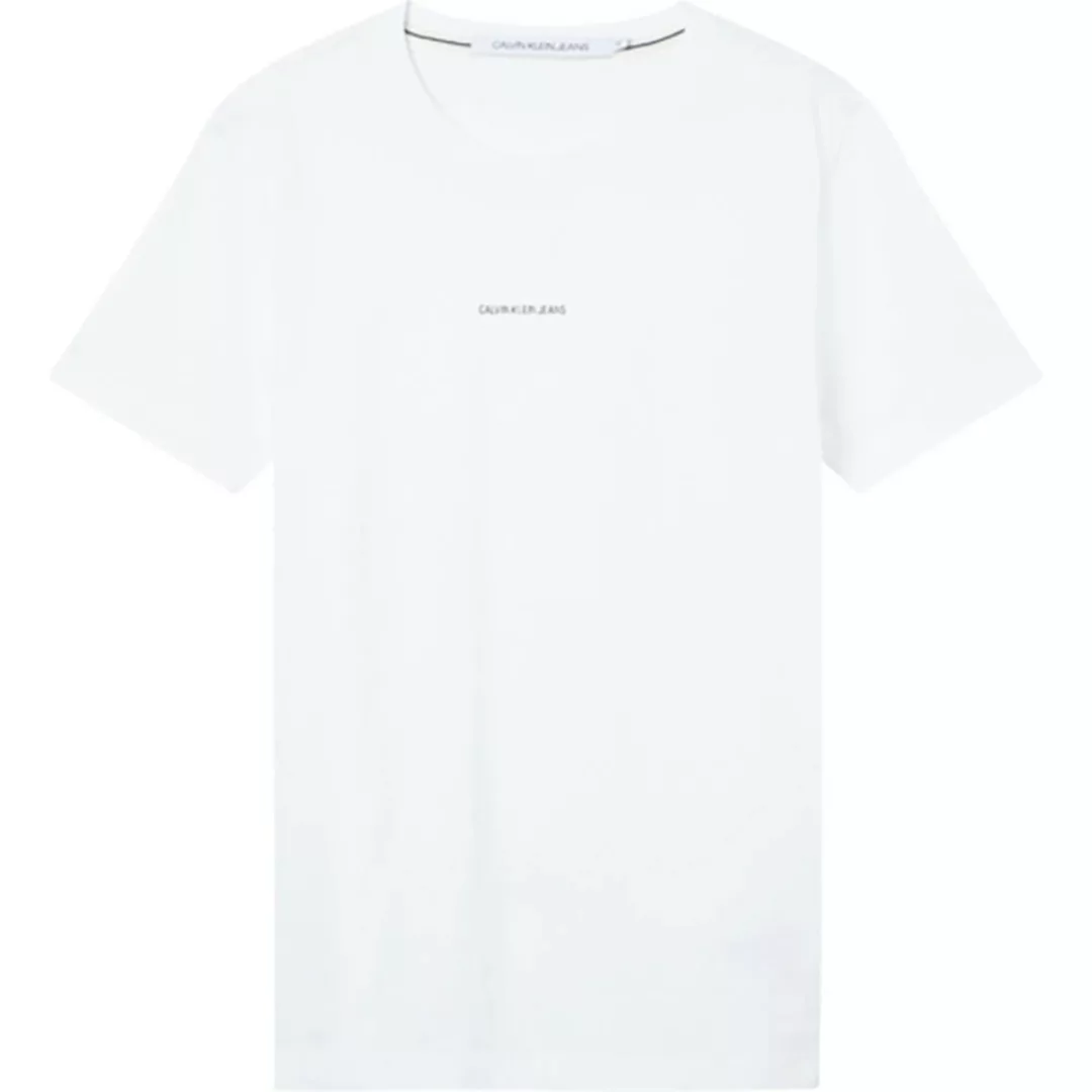 Calvin Klein Jeans Micro Branding Essential Kurzärmeliges T-shirt XL Bright günstig online kaufen