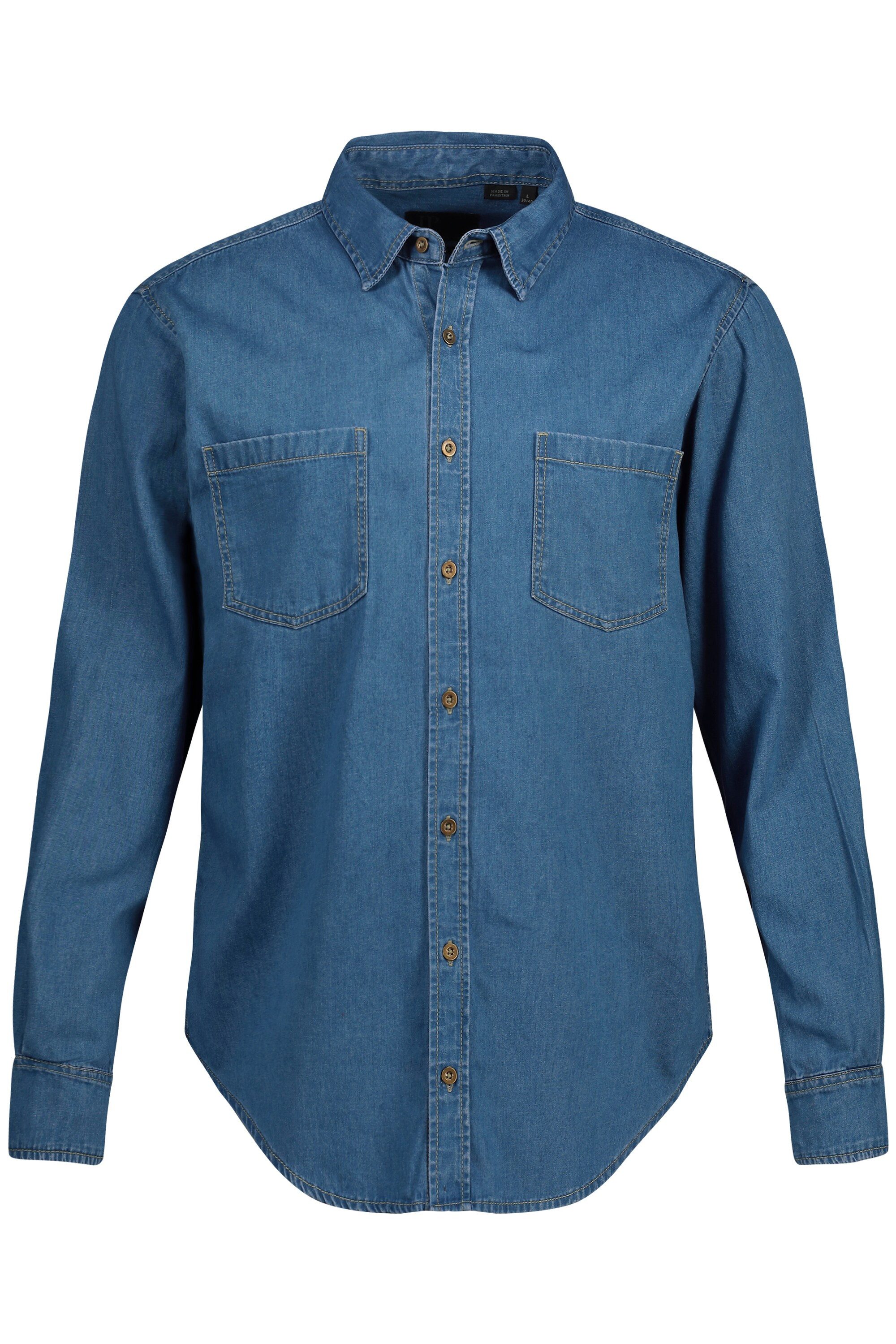 JP1880 Businesshemd Jeanshemd Langarm Kentkragen Modern günstig online kaufen