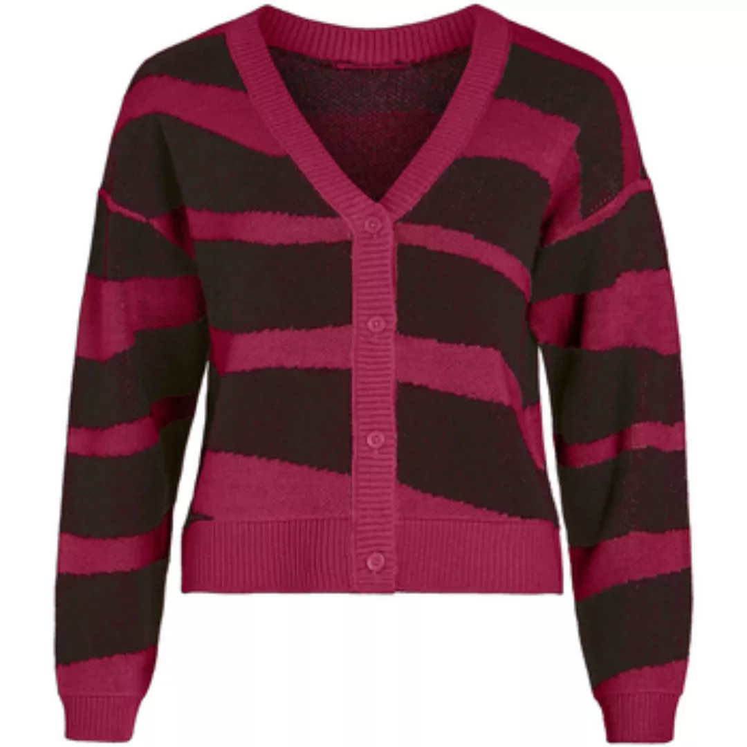 Vila  Strickjacken VILAVA REV L/S JACQUARD KNIT CARDIGAN/PB 14087503 günstig online kaufen