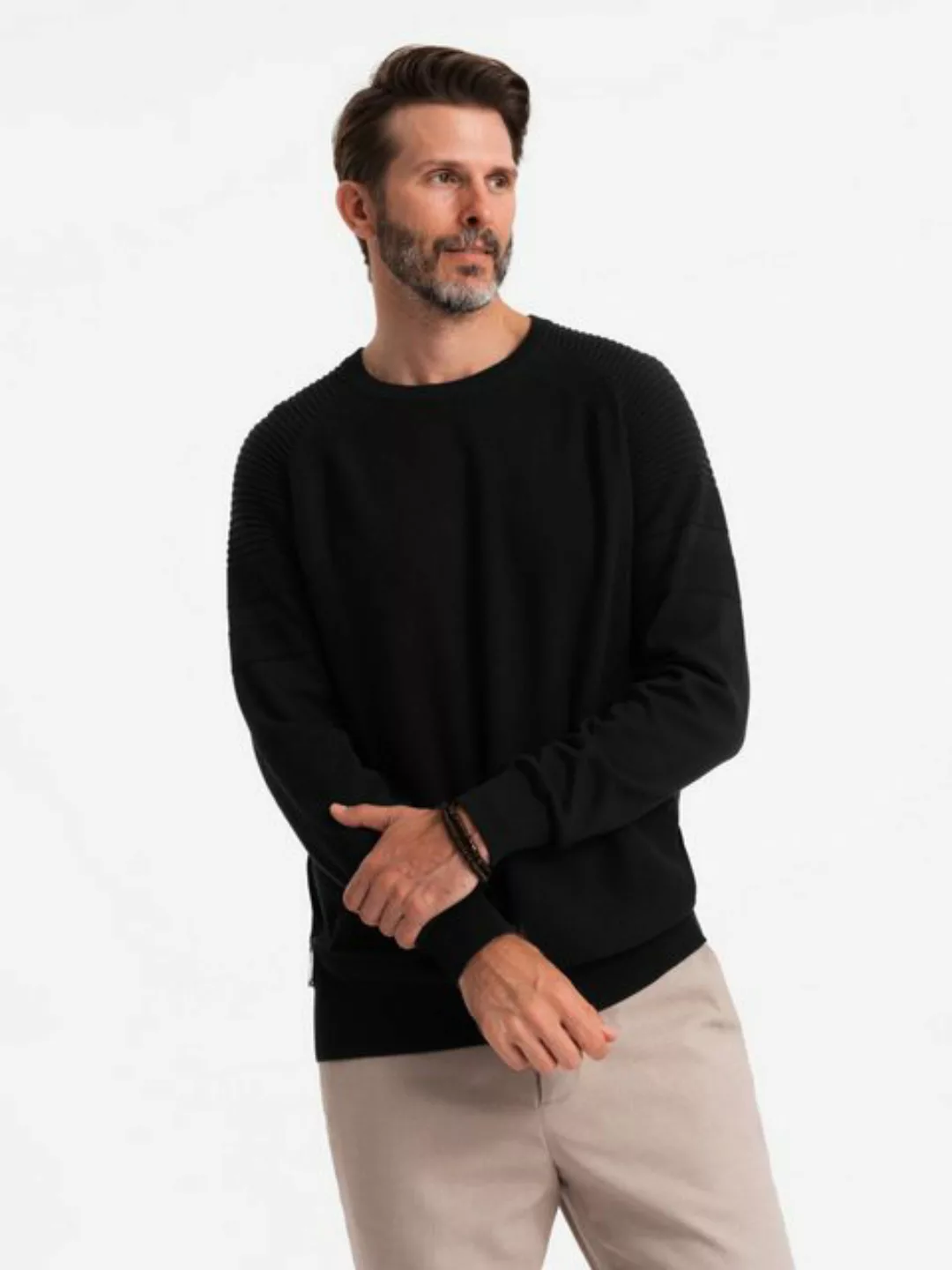 OMBRE Rundhalspullover Pullover für Herren günstig online kaufen