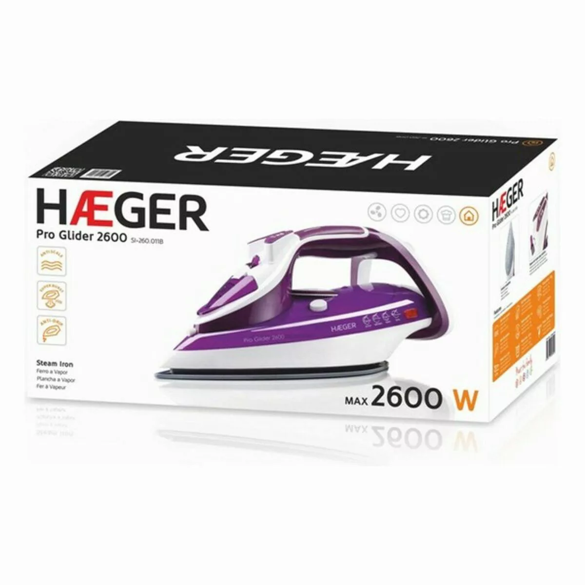 Dampfbügeleisen Haeger Pro Glider 2600w günstig online kaufen