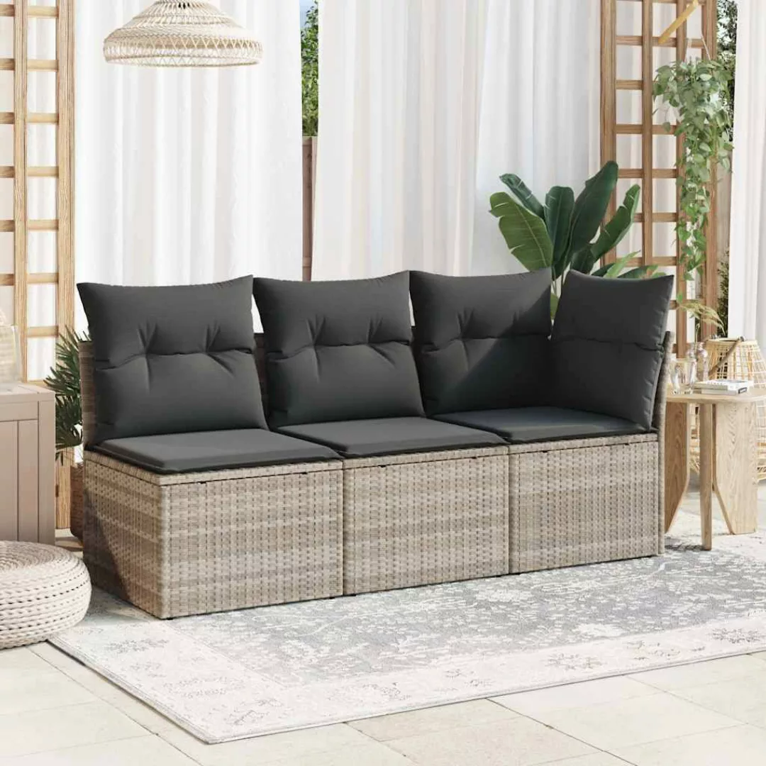 vidaXL Loungesofa Gartensofa ohne Armlehnen mit günstig online kaufen