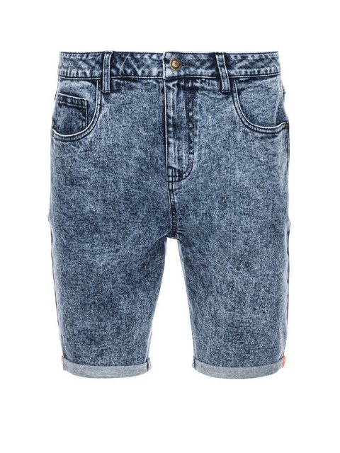 OMBRE Jeansshorts Marmorierte Denim-Shorts für Männer günstig online kaufen