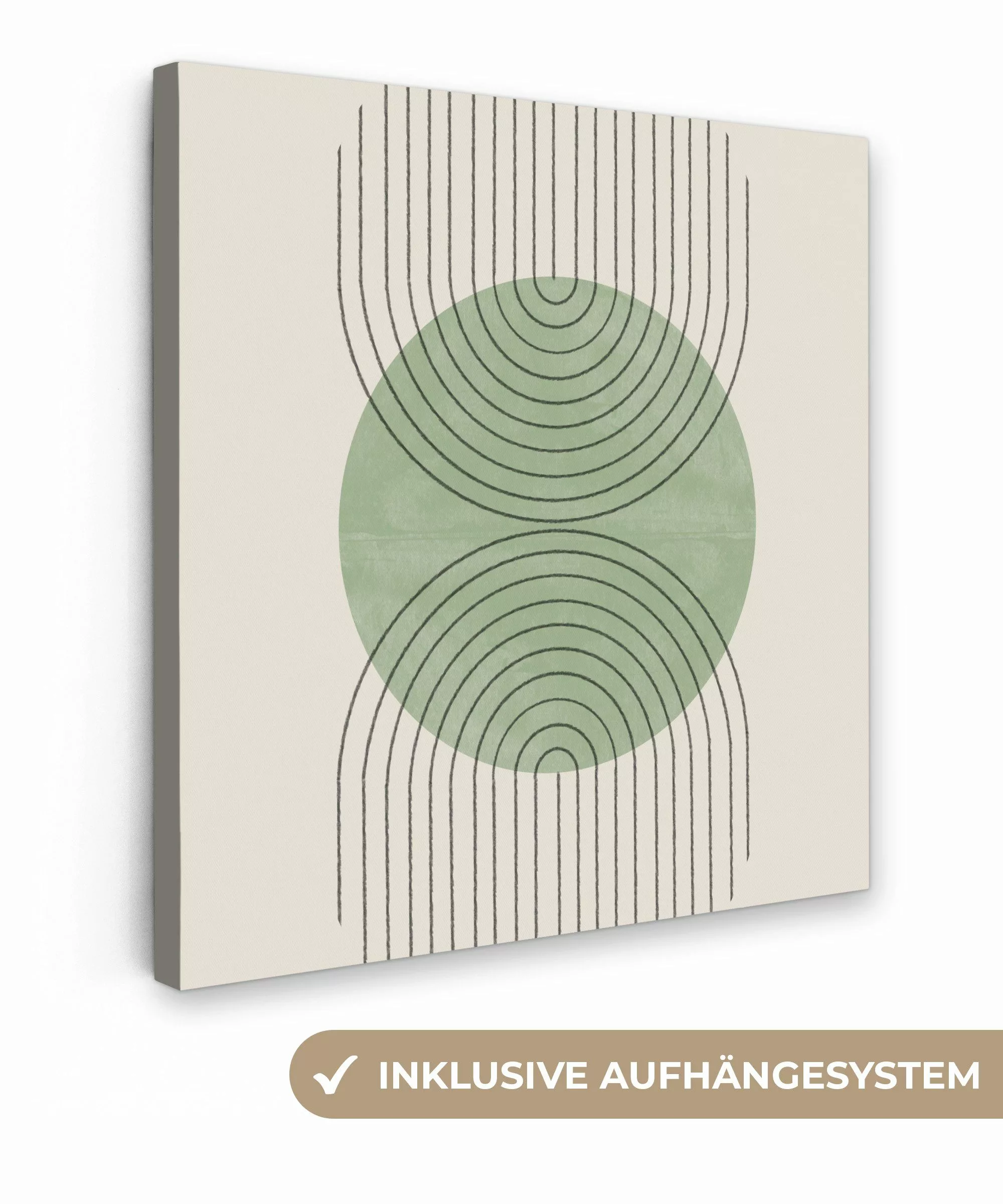 OneMillionCanvasses® Leinwandbild Kreis - Linien - günstig online kaufen