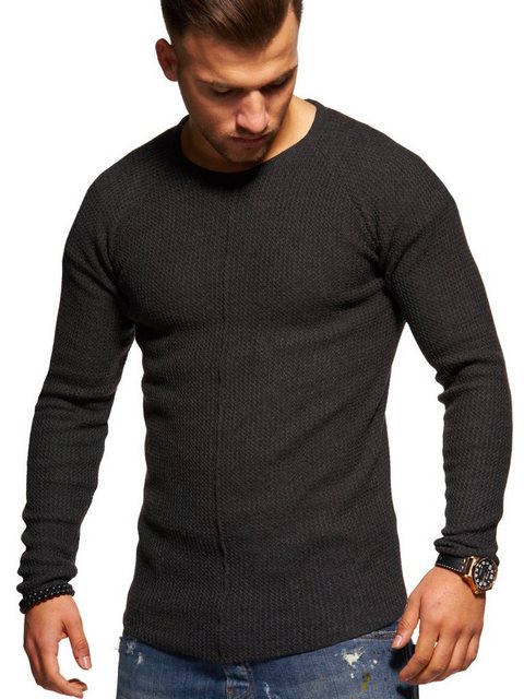 2Y Premium Strickpullover "ELYAS", mit abgerundetem Saum günstig online kaufen