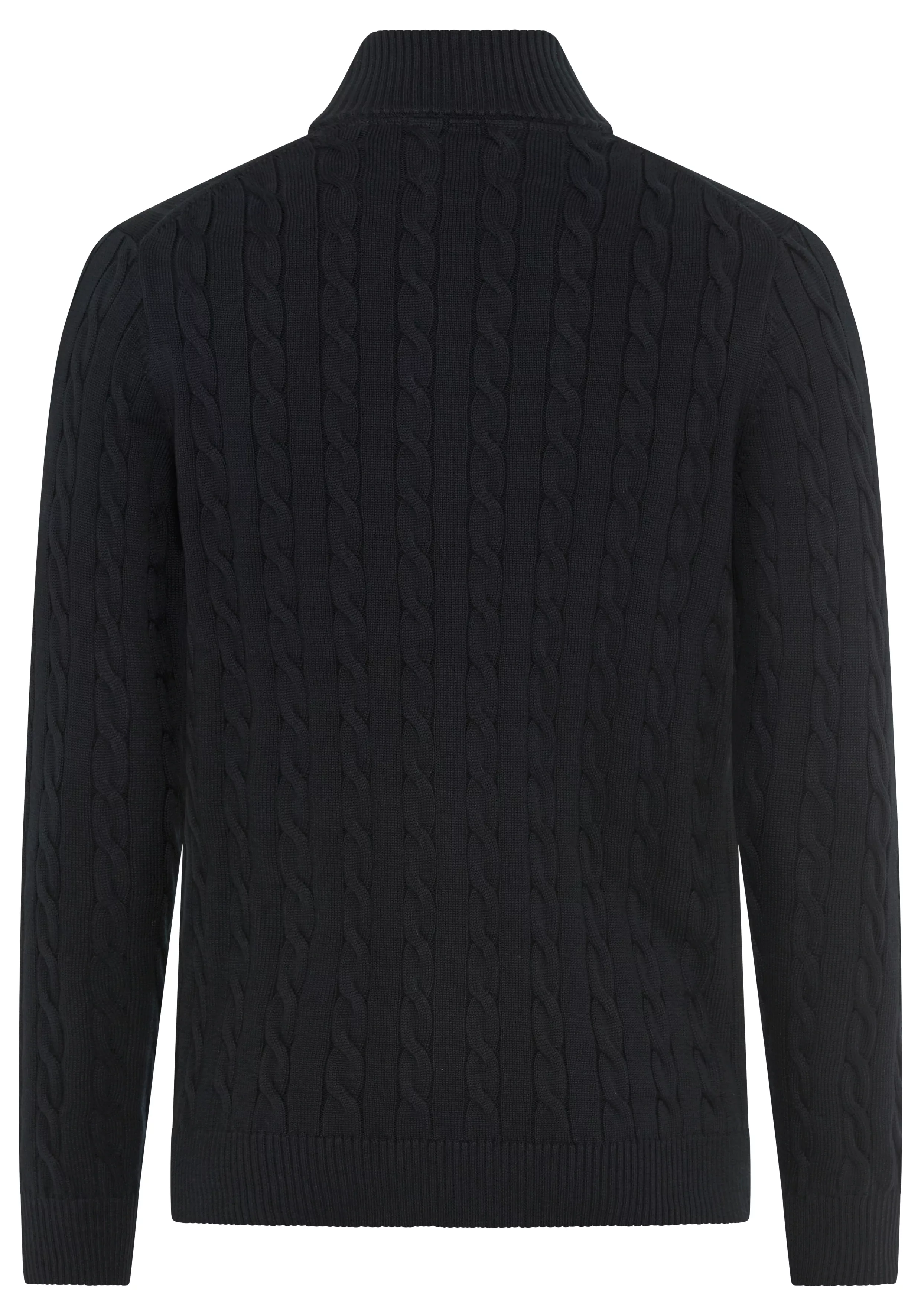 Gant Strickjacke "COTTON CABLE ZIPPED CARDIGAN", mit Stehkragen, regular fi günstig online kaufen