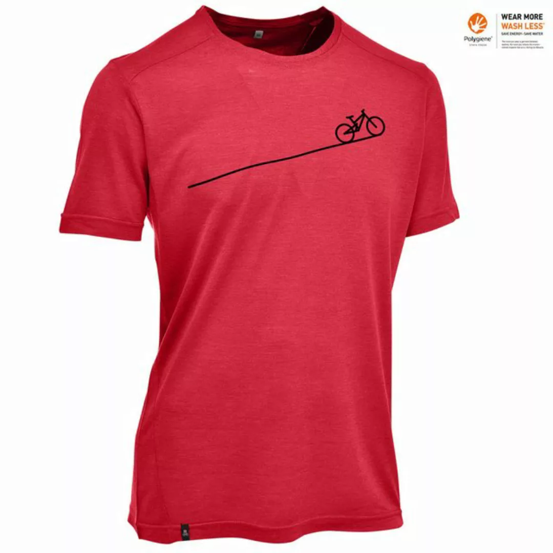 Maul T-Shirt Maul - BEZAU hochfunktionelles Herren T-Shirt, rot günstig online kaufen
