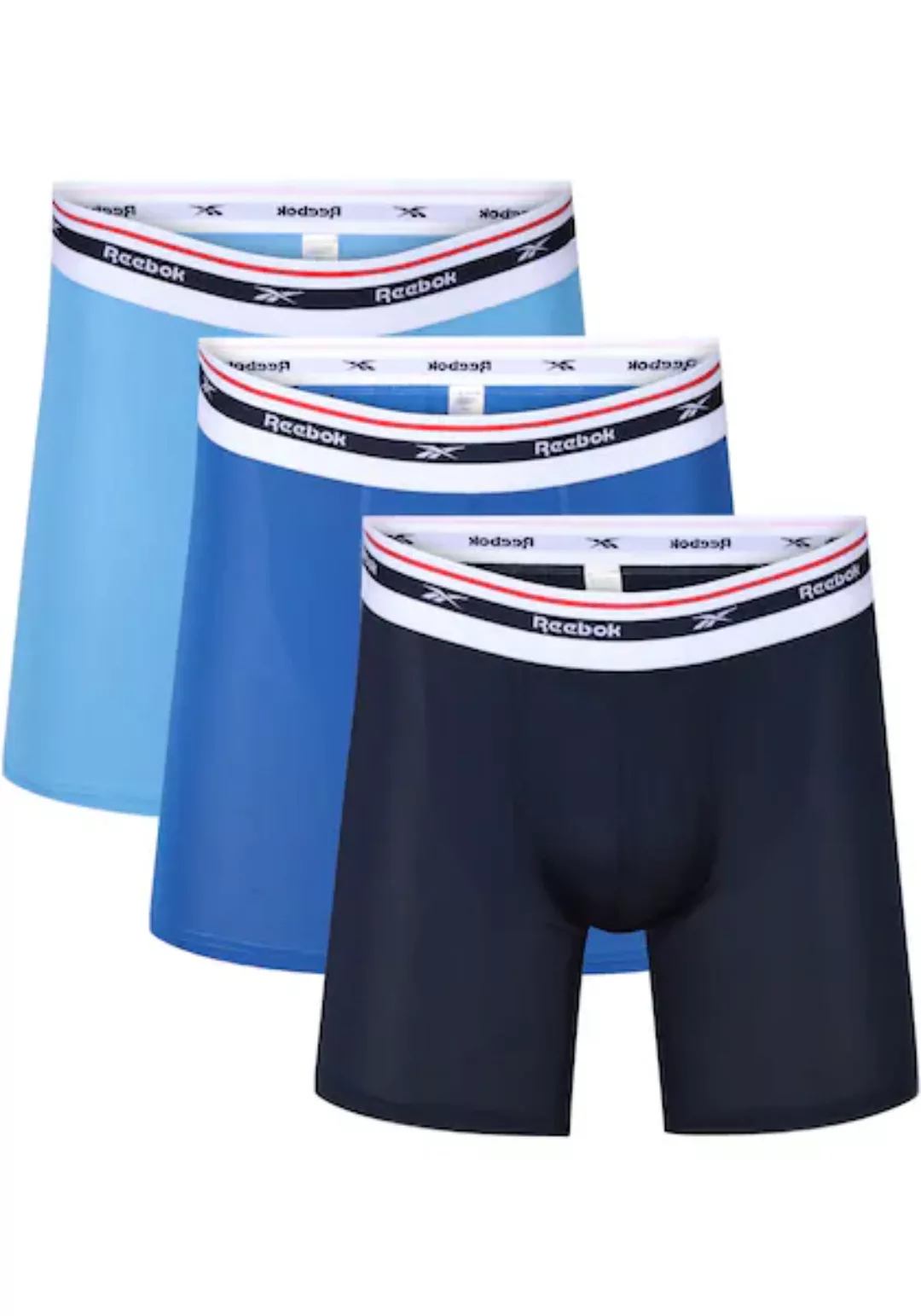 Reebok Boxer »Mens RBK Sports Trunks Med FINLO«, (3er Pack), mit elastische günstig online kaufen