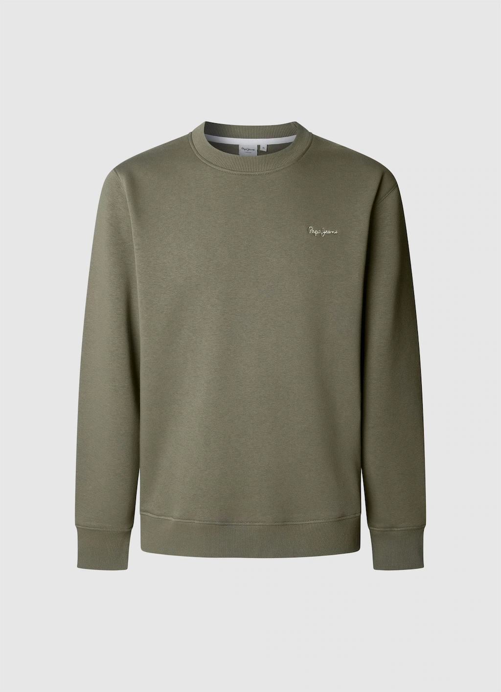 Pepe Jeans Sweatshirt "MACBETH SMALL LOGO PLAIN CREW", mit Rundhals, Label- günstig online kaufen