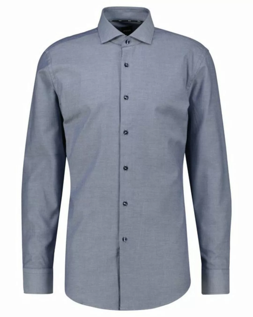 BOSS Langarmhemd Herren Hemd HANK Slim Fit (1-tlg) günstig online kaufen
