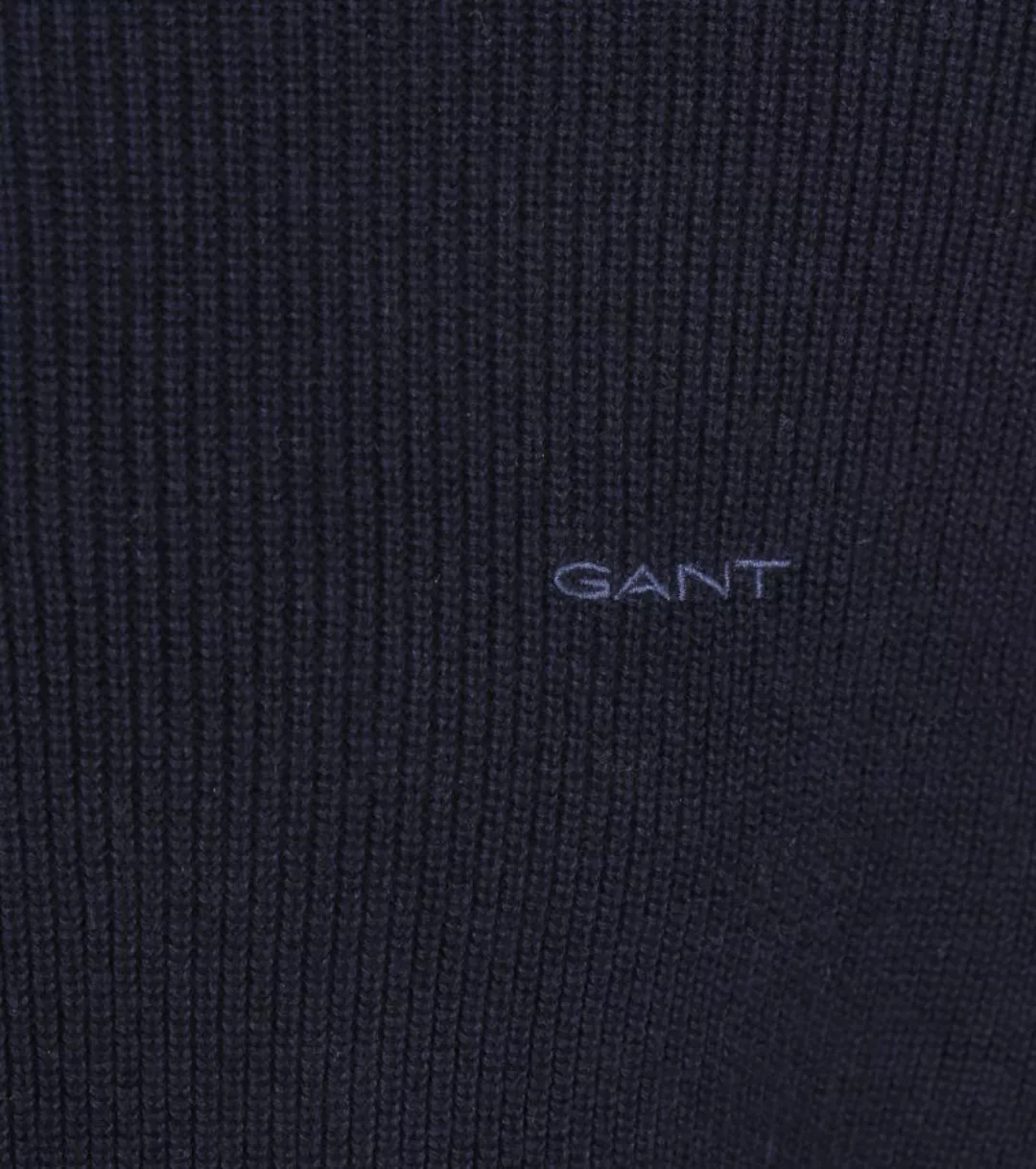 Gant Halfzip Pullover Wool Mix Navy - Größe XXL günstig online kaufen