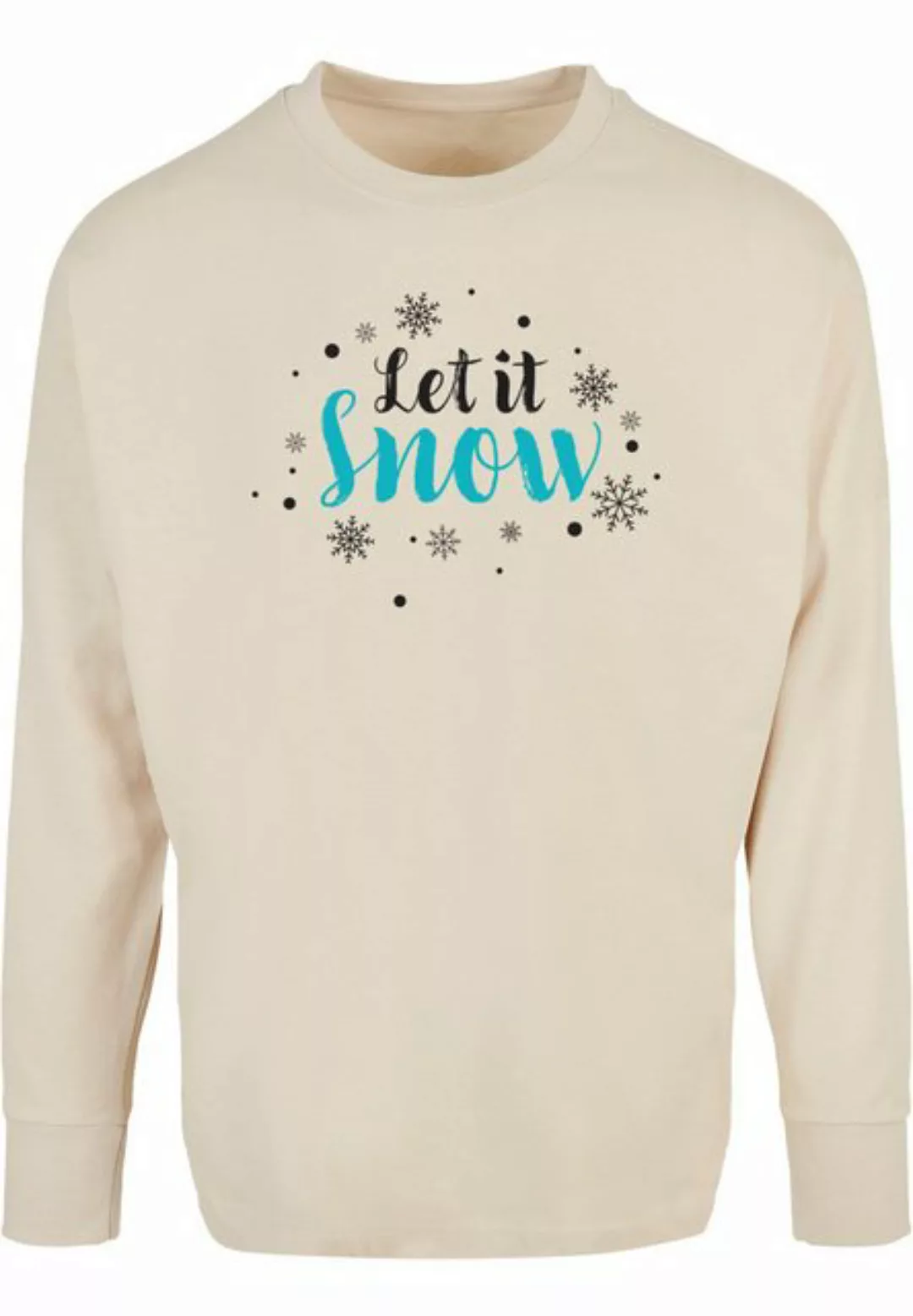 Merchcode Longsleeve Merchcode Herren Let it snow Oversized Cut On Sleeve L günstig online kaufen