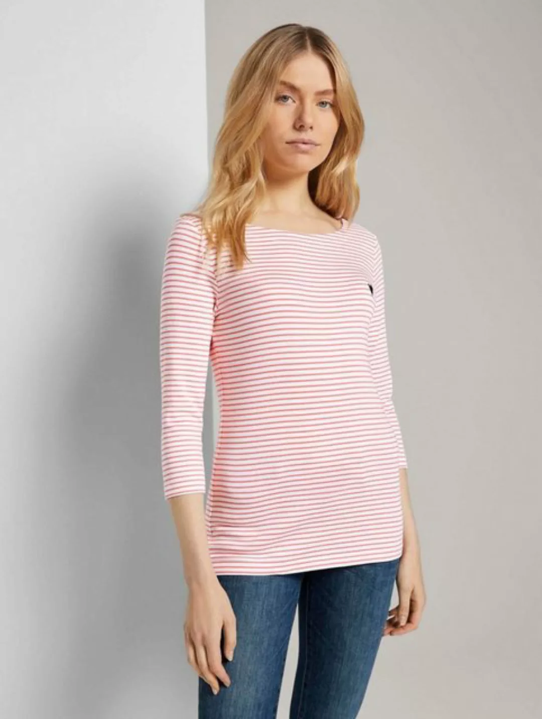 TOM TAILOR T-Shirt Gestreiftes Shirt günstig online kaufen