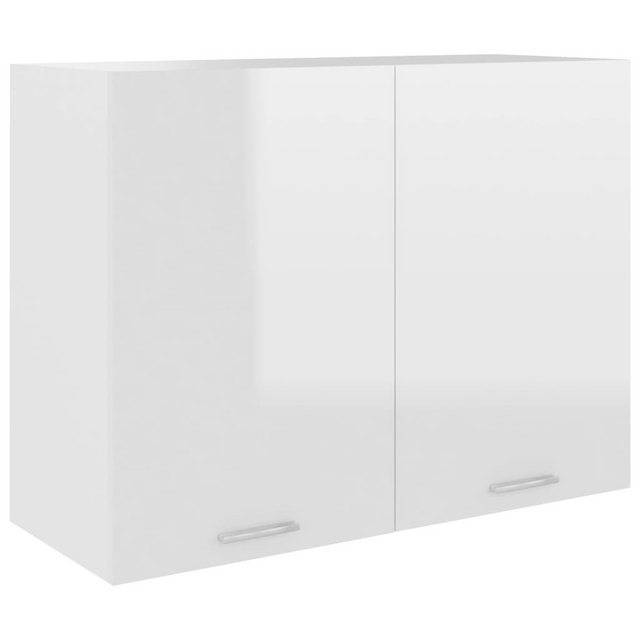 vidaXL Hängeschrank Hängeschrank Hochglanz-Weiß 80x31x60 cm Spanplatte günstig online kaufen