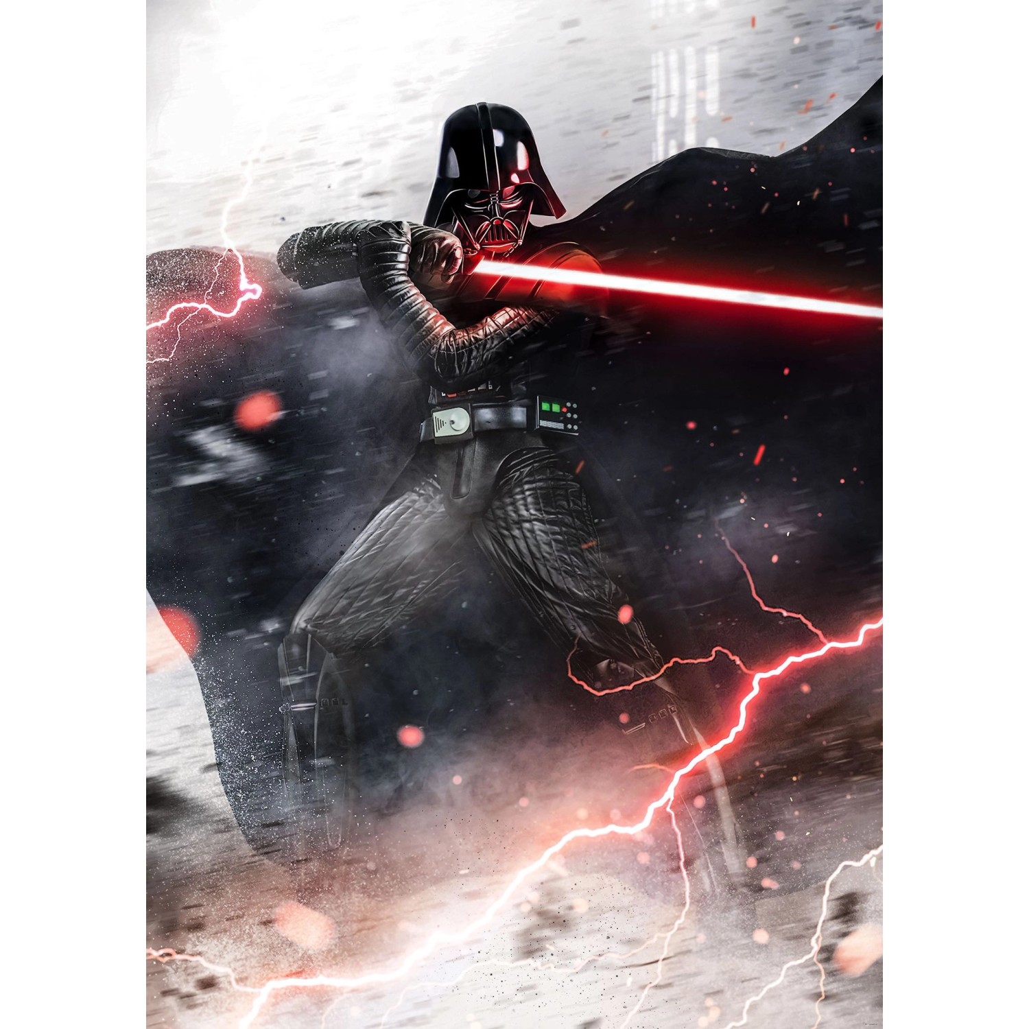 Disney Fototapete Star Wars Vader Schwarz und Rot 200 x 280 cm 610737 günstig online kaufen