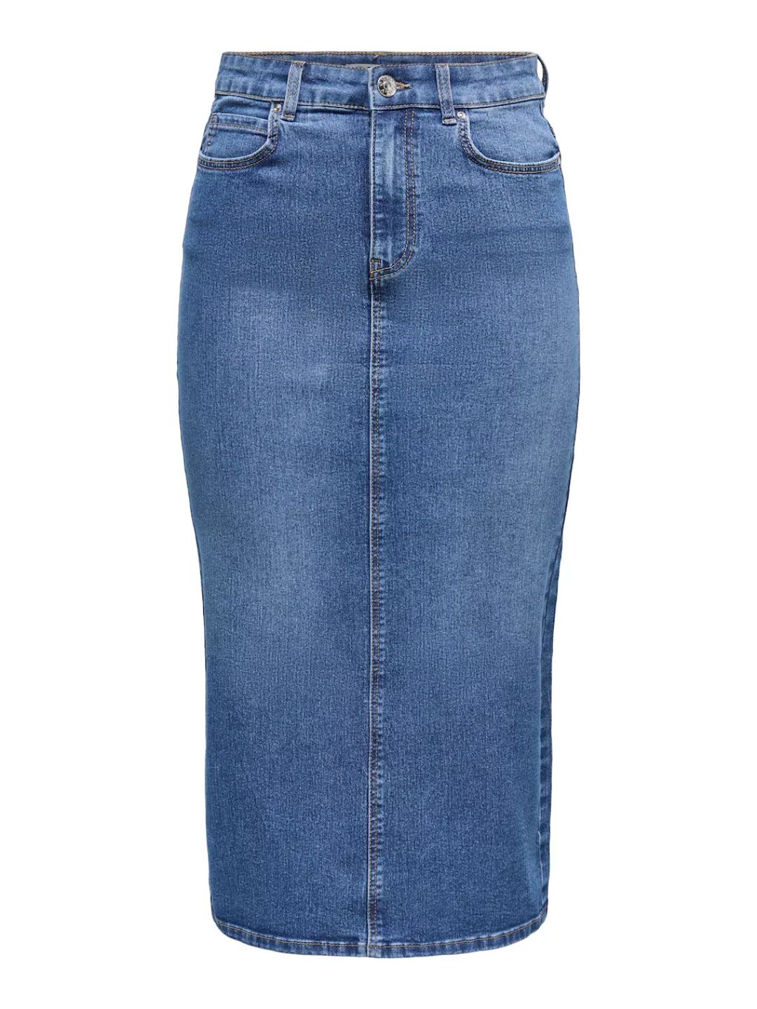 ONLY Jeansrock "ONLWONDER MIDI BACK SLIT SKIRT PIM DNM" günstig online kaufen