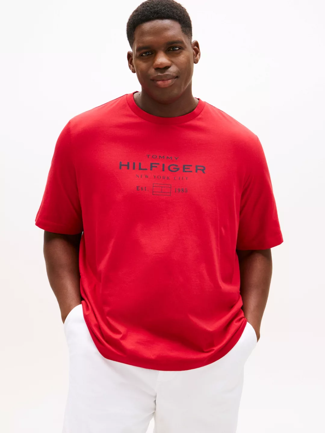 Tommy Hilfiger Big & Tall T-Shirt "HILFIGER STACK GRAPHIC TEE", Große Größe günstig online kaufen