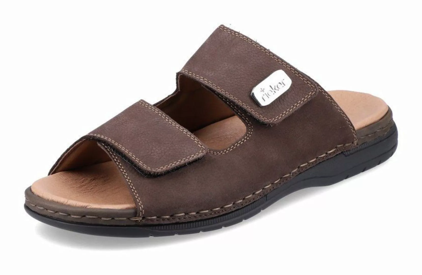 Rieker Pantolette Klettschuh, Sandale, Sommerschuh mit günstig online kaufen