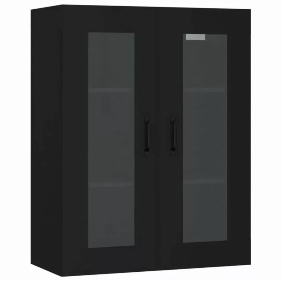 vidaXL Hängeschrank Hängeschrank Schwarz 69,5x34x90 cm Glas Vitrine günstig online kaufen