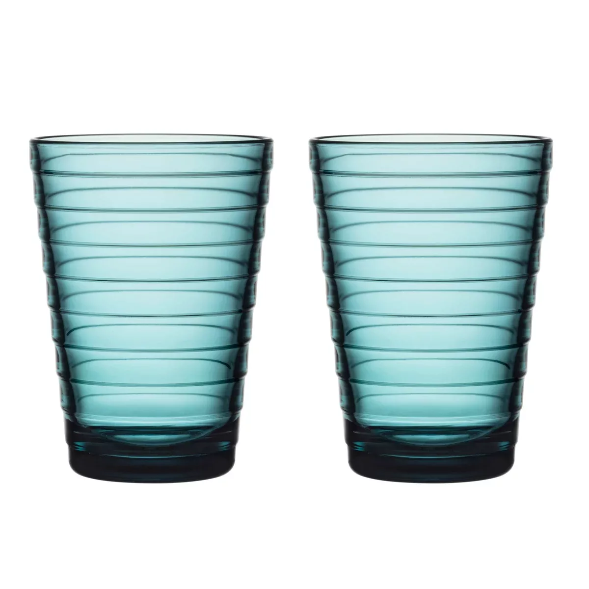iittala - Aino Aalto Glas 2er Set 33cl - meerblau/0,3L/H x Ø 10,7x8,1cm günstig online kaufen