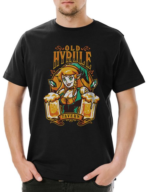 Urban Backwoods Print-Shirt Old Hyrule Tavern I Herren T-Shirt Link Adventu günstig online kaufen