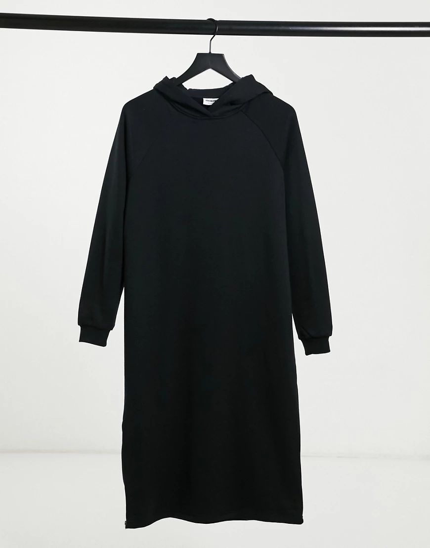 NOISY MAY Longline Sweat Kleid Damen Schwarz günstig online kaufen