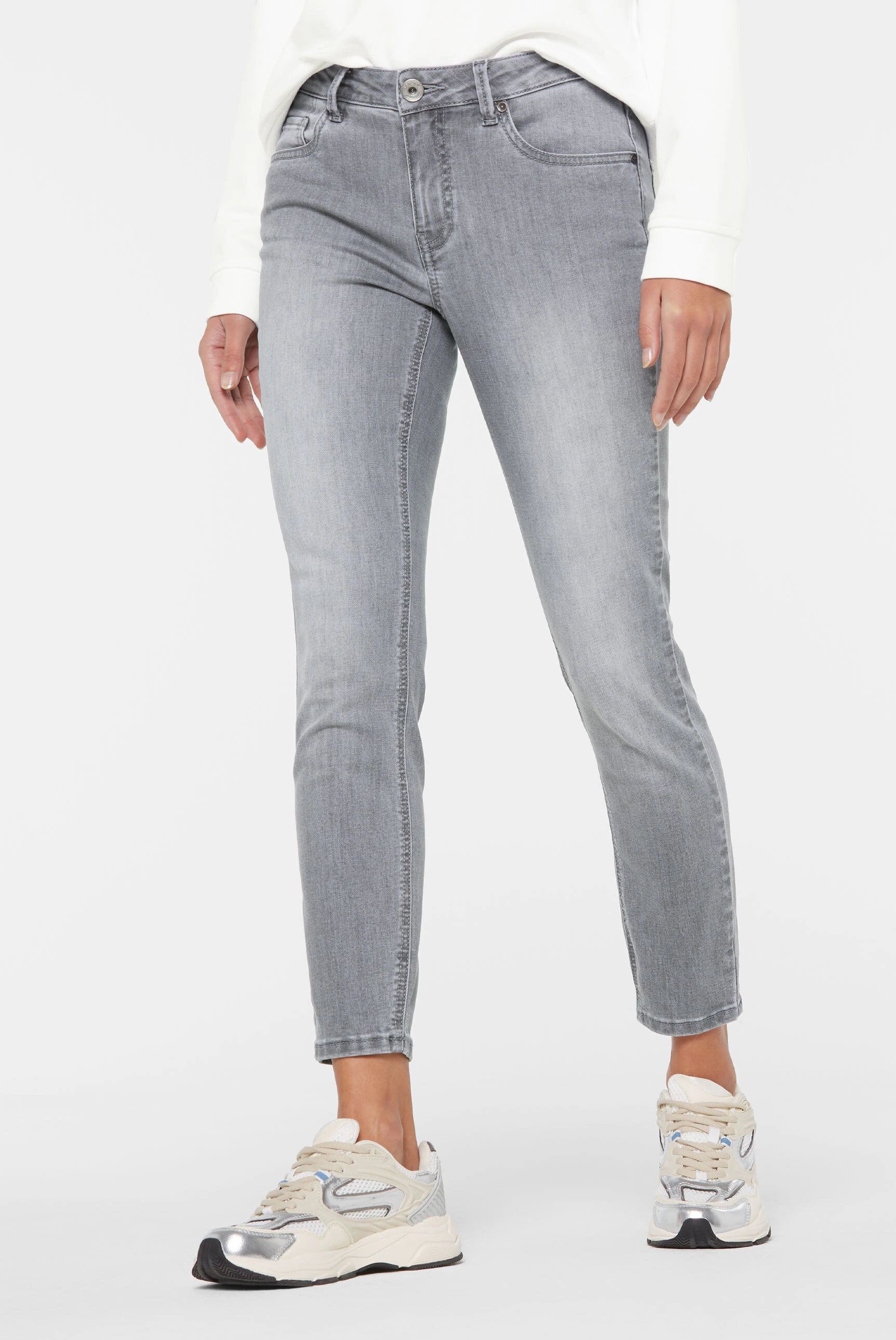 SENSES.THE LABEL Slim-fit-Jeans, mit Used-Waschung günstig online kaufen