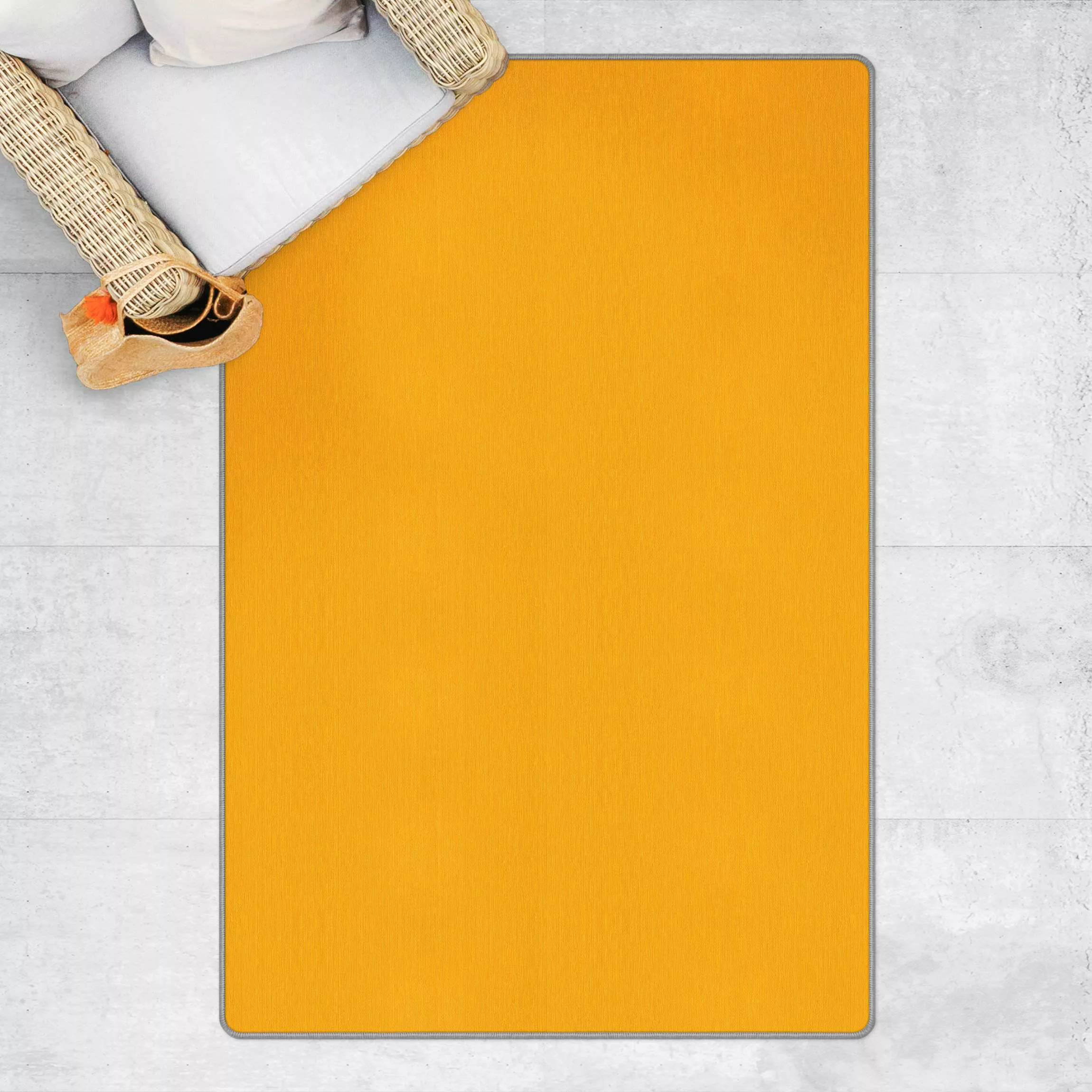 Teppich Warmes Gelb günstig online kaufen