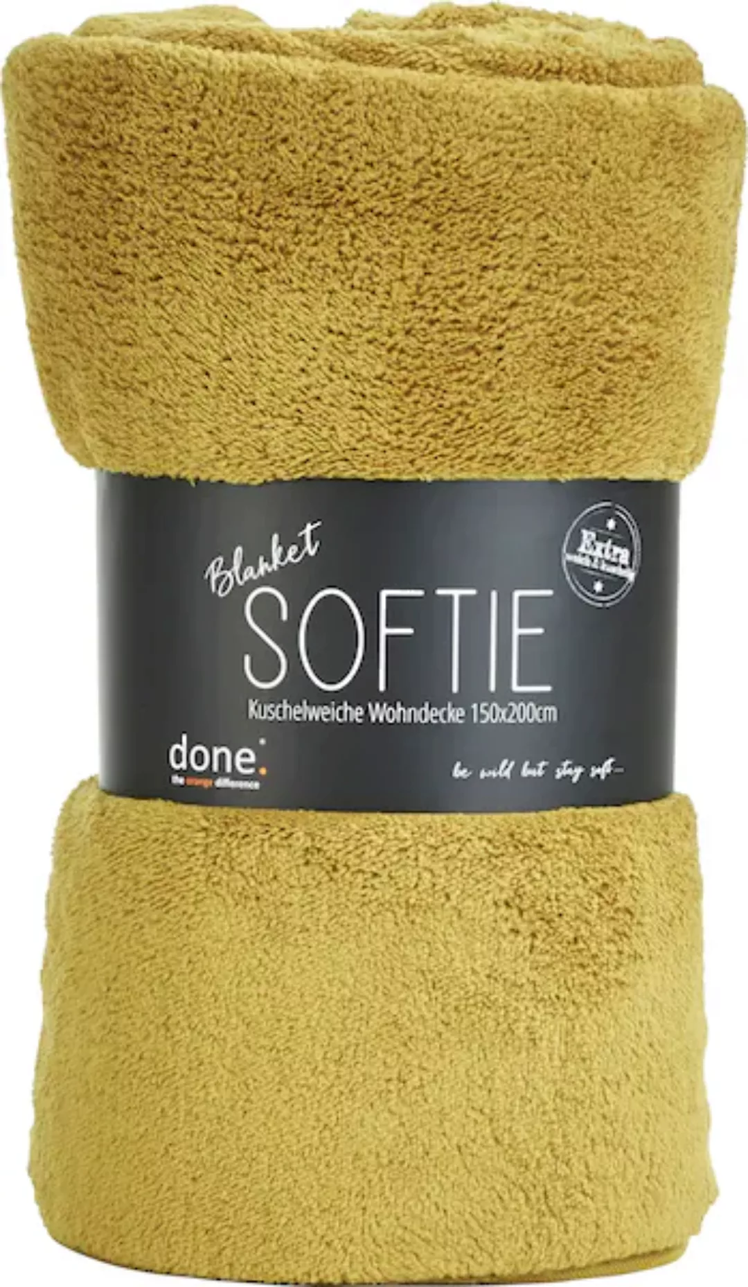 done.® Wohndecke »Softie«, Extra weiche Wohndecke aus softigem Teddy-Stoff, günstig online kaufen