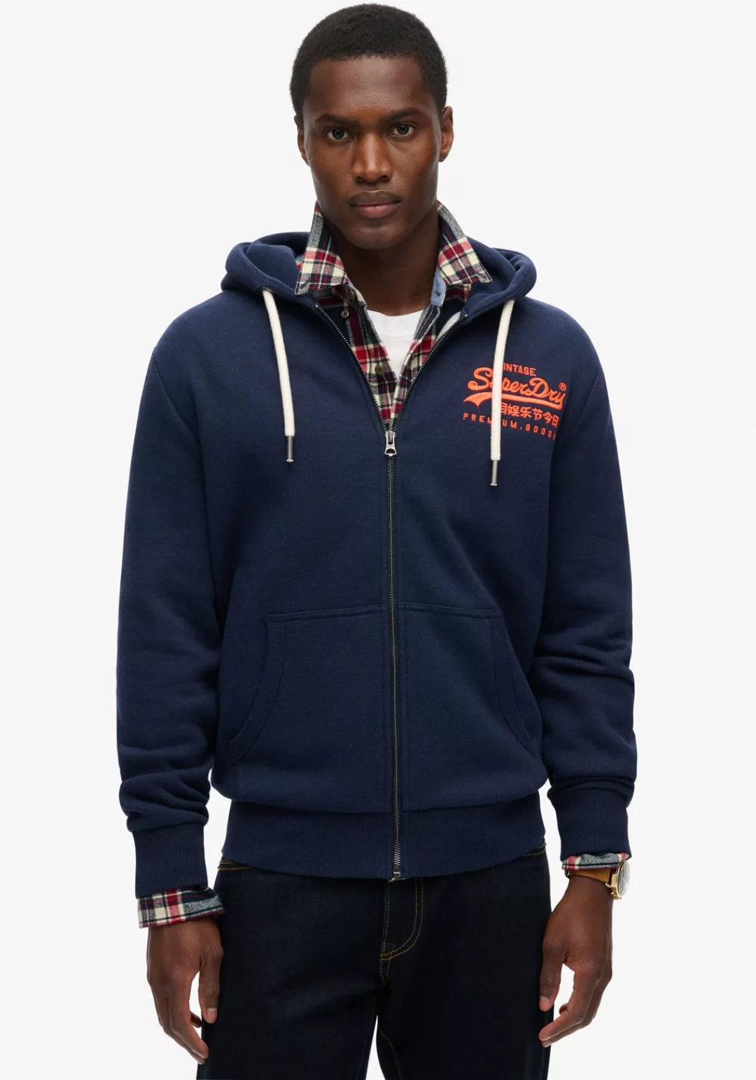 Superdry Kapuzensweatjacke "NEON VL GRAPHIC ZIPHOOD" günstig online kaufen