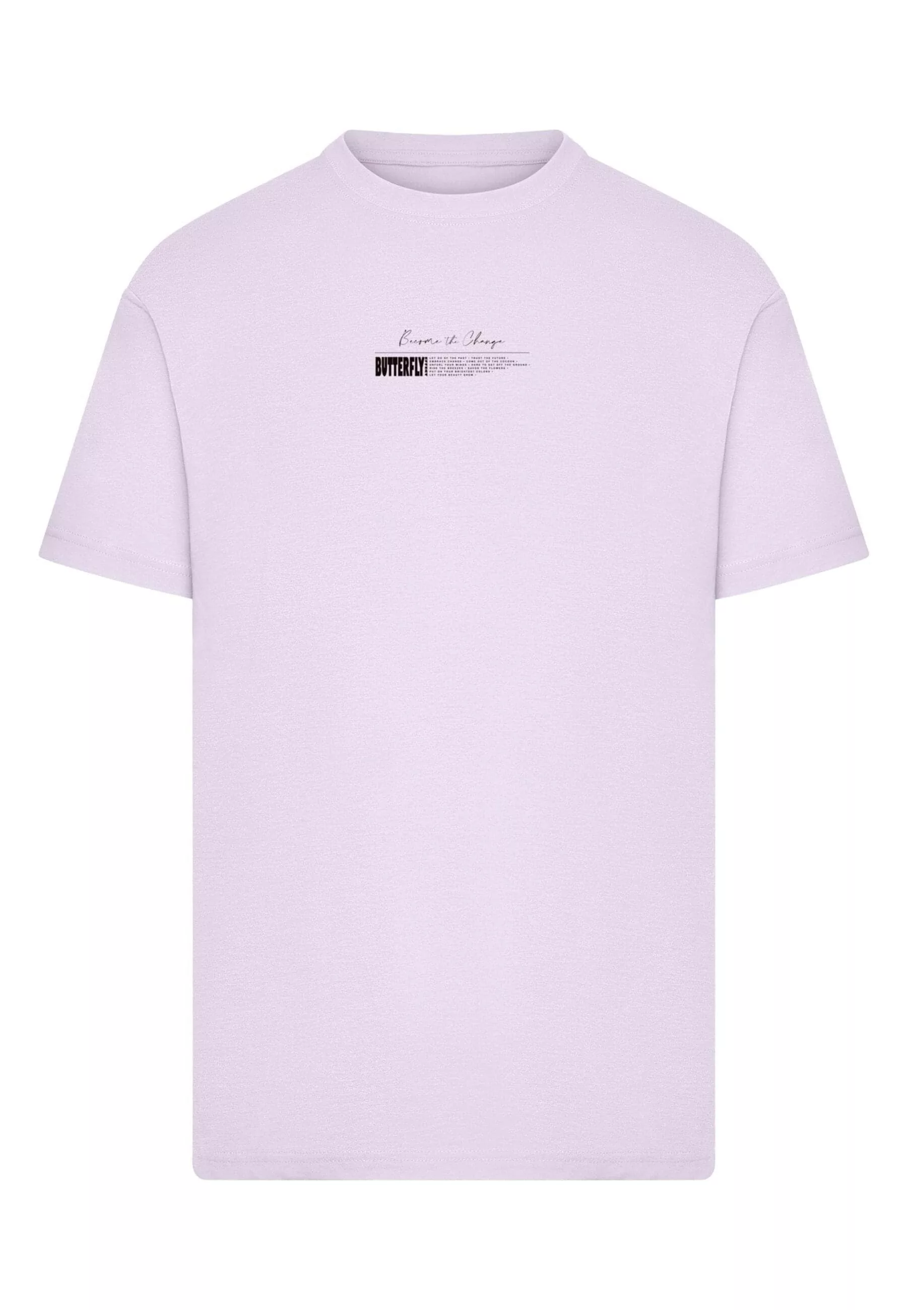 MisterTee T-Shirt "MisterTee Herren Become the Change Butterfly 2.0 Tee", ( günstig online kaufen