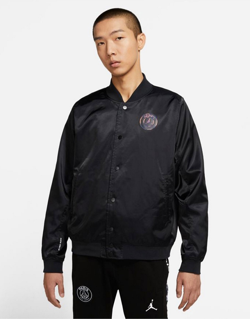 Nike – Paris Saint-Germain Jordan – Trainerjacke in Schwarz günstig online kaufen