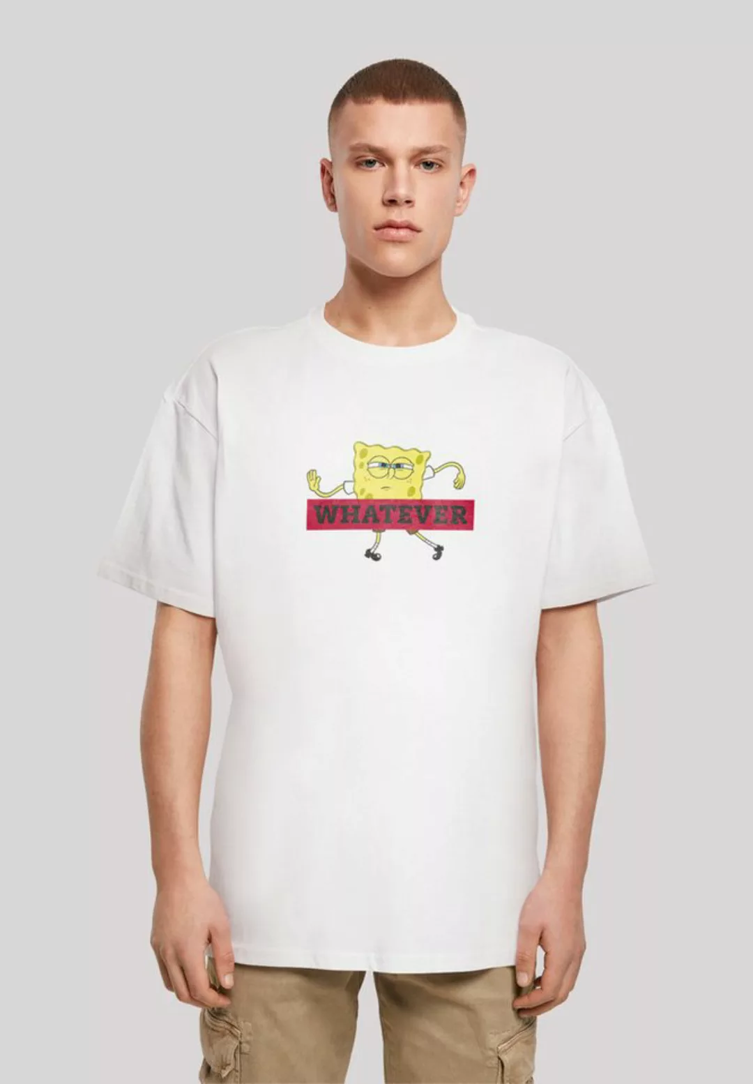 F4NT4STIC T-Shirt Spongebob Schwammkopf WHATEVER Print günstig online kaufen