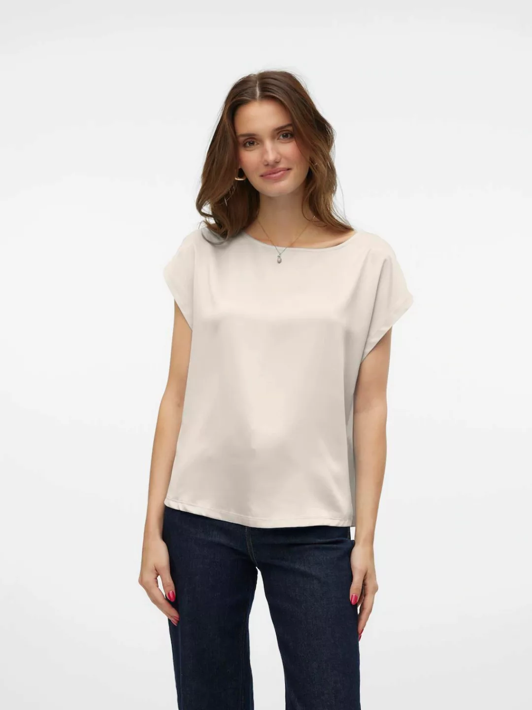 Vero Moda T-Shirt "VMMERLE MIX TOP WVN GA NOOS" günstig online kaufen