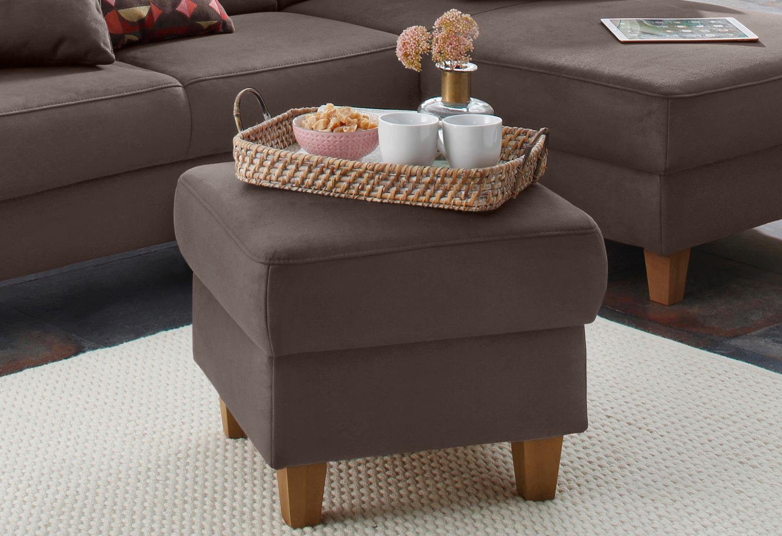 Home affaire Polsterhocker "Palmera", mit Stauraum, passend zur Serie "Palm günstig online kaufen