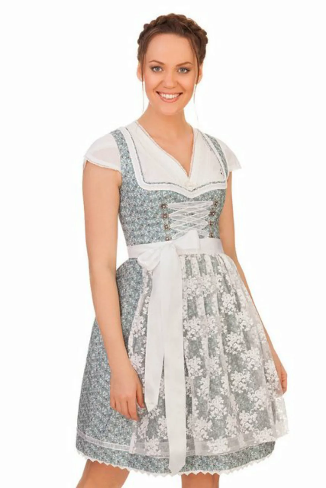 MarJo Dirndl Mini Dirndl 2tlg. - FERLA - hellblau günstig online kaufen