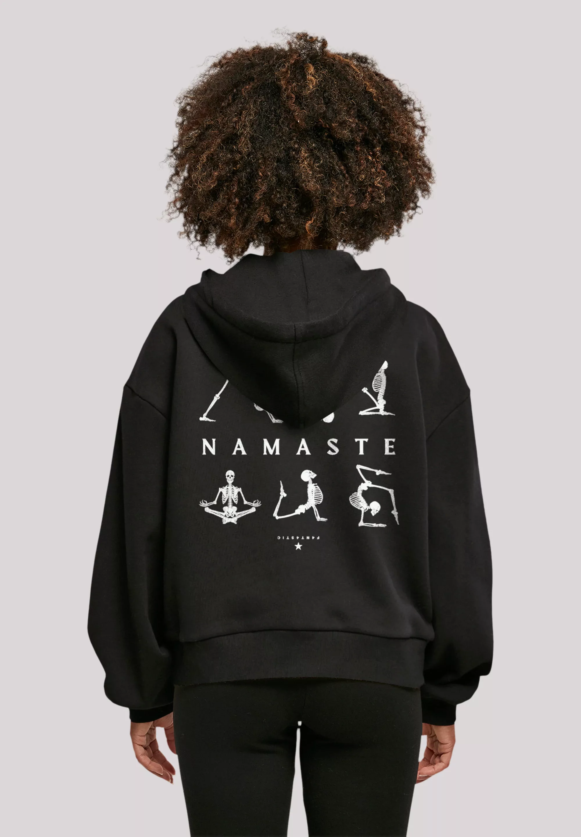 F4NT4STIC Sweatshirt "Namaste Yoga Skelett Halloween", Print günstig online kaufen